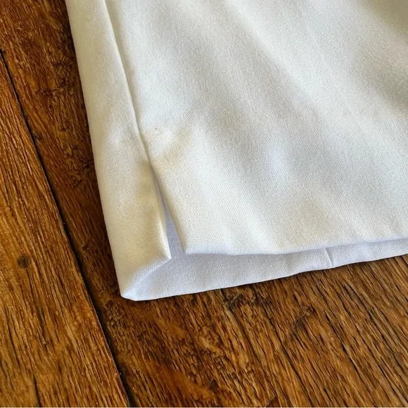 Talbots Heritage Women’s Petite White Cropped Pants Capri Lined Size 8P - Picture 10 of 15